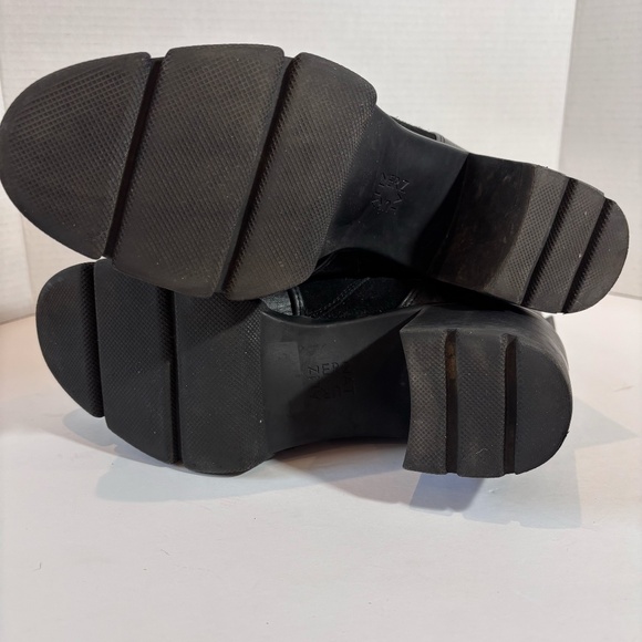 Naturalizer Women's Ankle Boots Black SZ 10 Waterproof Block Heel Round Toe - Picture 13 of 14